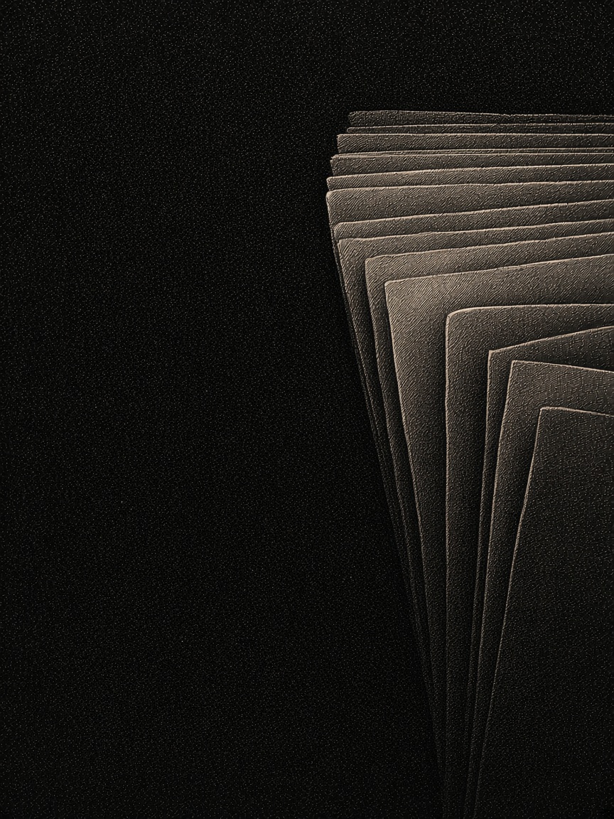 Copperplate sheaf of stacked recording plates